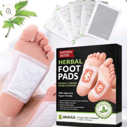 Harbal Detox Foot Patches Pads for Body Stress Relief (Set of 10)(Pack Of 2)